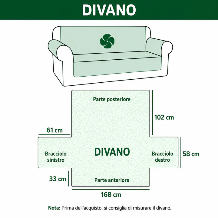 Copertura per Divano Trapuntata Patchwork Pup NCU0XD1289