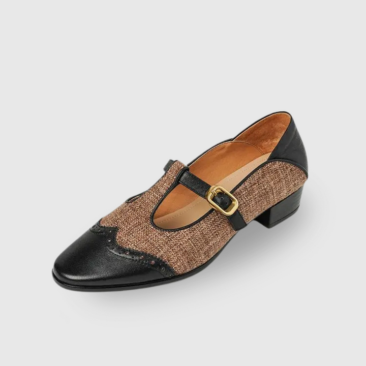 Mora | Scarpe Vintage con Cinturino a T