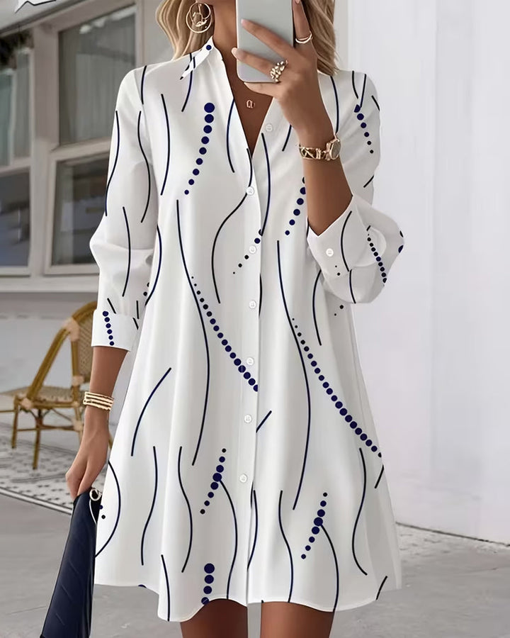 Claudine | Abito Camicia Elegante e Fluido