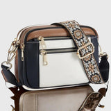 Beige con Nero e Marrone