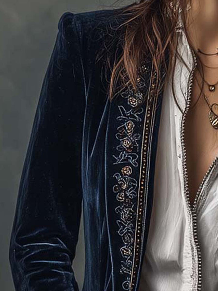 Erica | Blazer lungo vintage da donna - vista 8