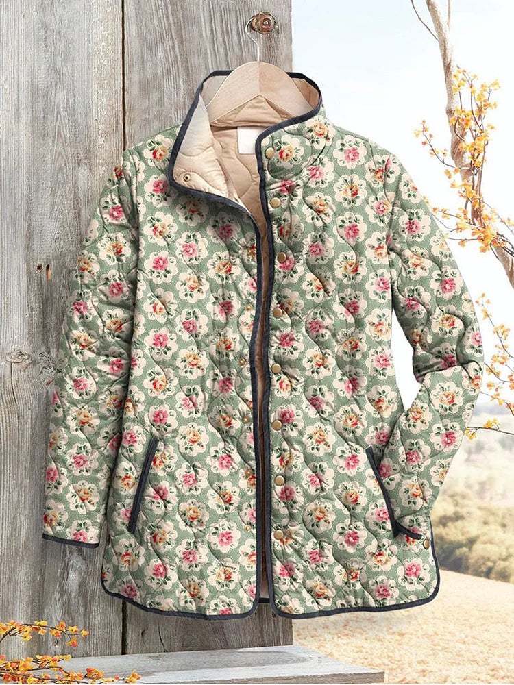 Eleanor, giacca trapuntata dal gusto vintage da donna - Maria Milano