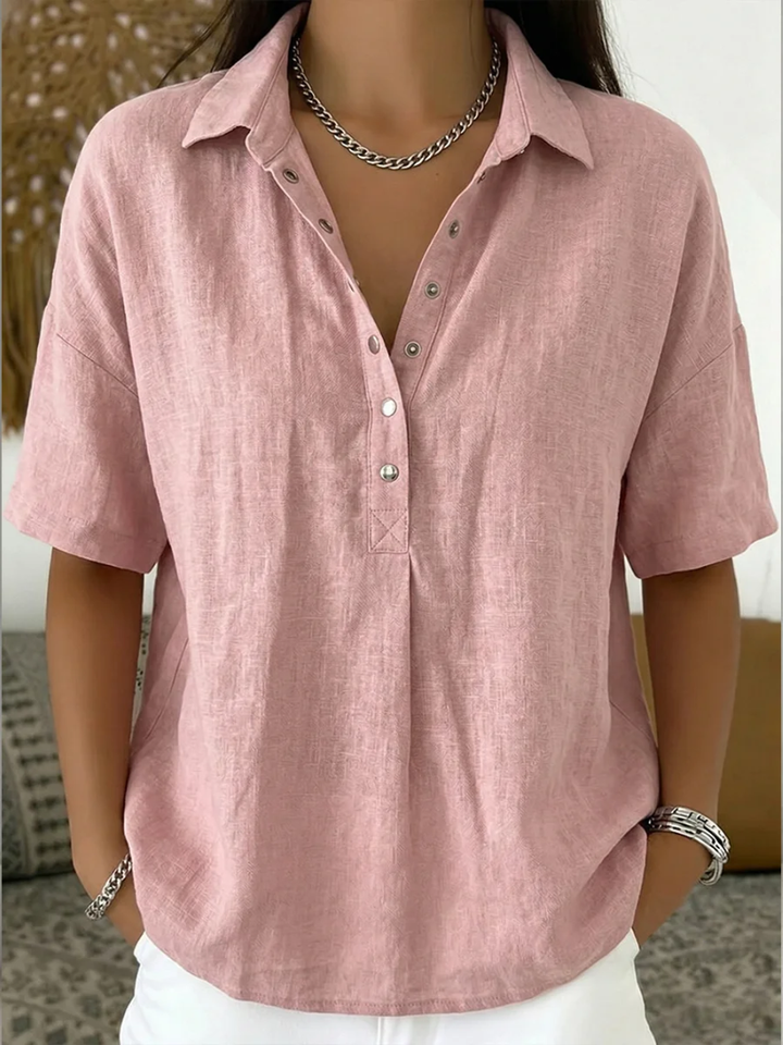 Willow - blusa con collo e bottoni, immagine 4