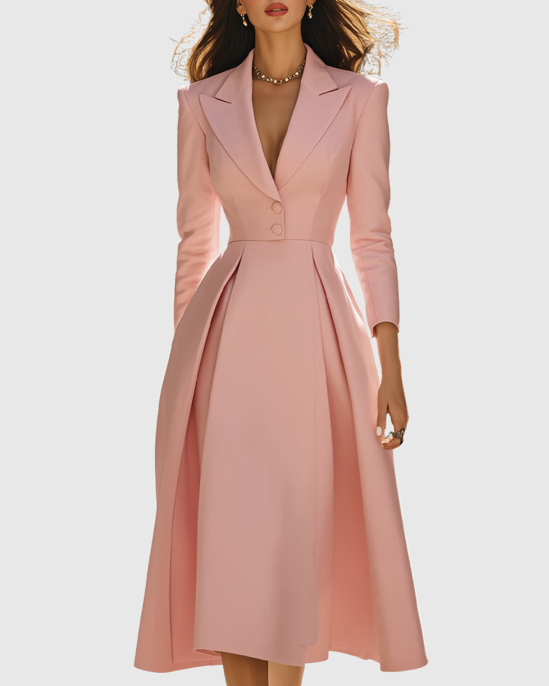 CERYTH | ABITO MIDI BLAZER PLISSETTATO