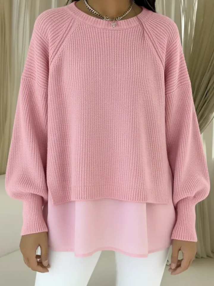 Clelia | Maglione Elegante Effetto Due Pezzi