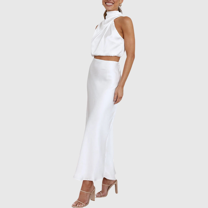 Emily | Set maxi in satin