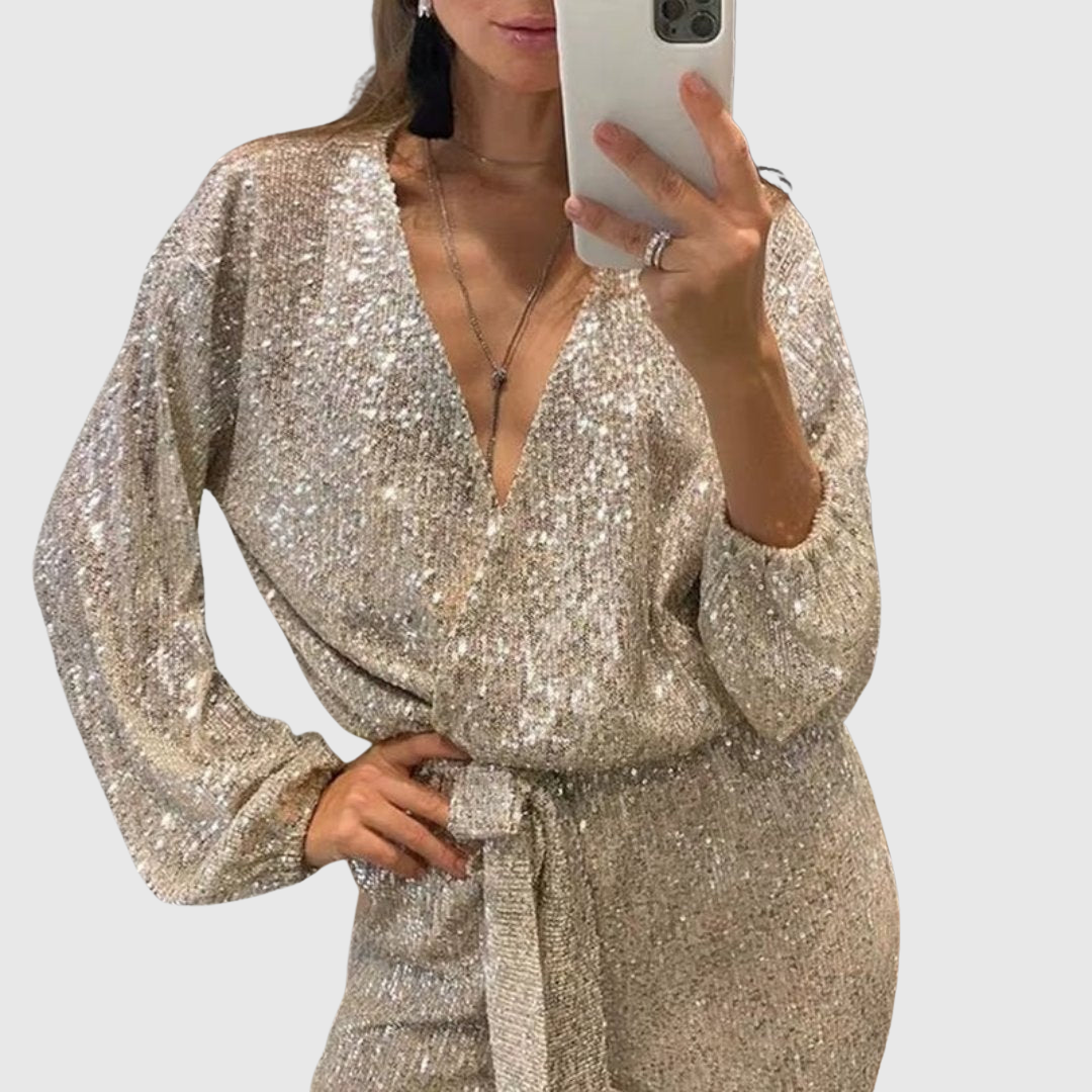Aralyn | Tuta da festa con dettagli glitter