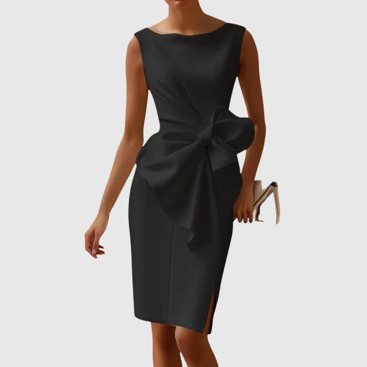 AINSLEY | ABITO MIDI ELEGANTE SENZA MANICHE