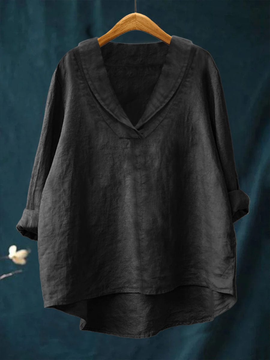 MARCELINE | BLUSA CON SCOLLO A V