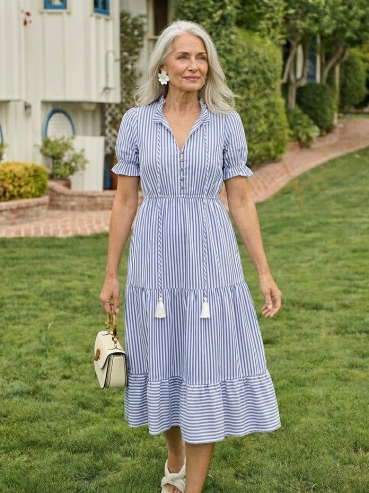 Dakota | Abito Midi a Righe