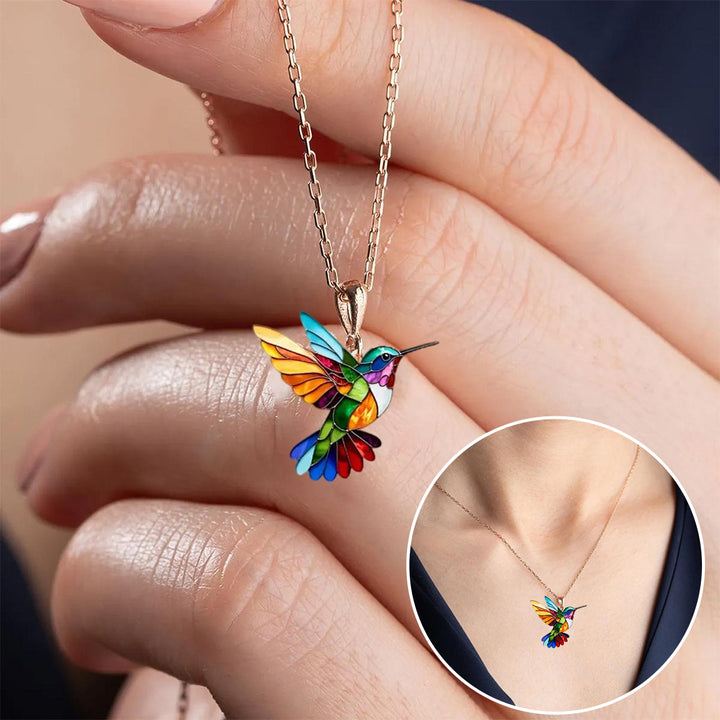 Rola - collana con colibrì