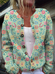 Stefania™ | Cardigan Floreale Stile Classico