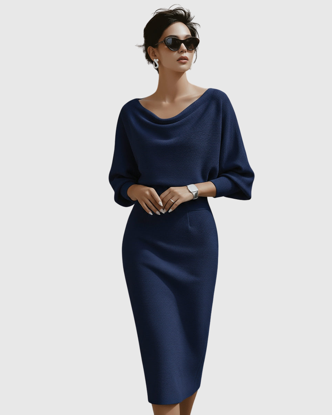 ISMÉRIA | ABITO MIDI DRAPPEGGIATO