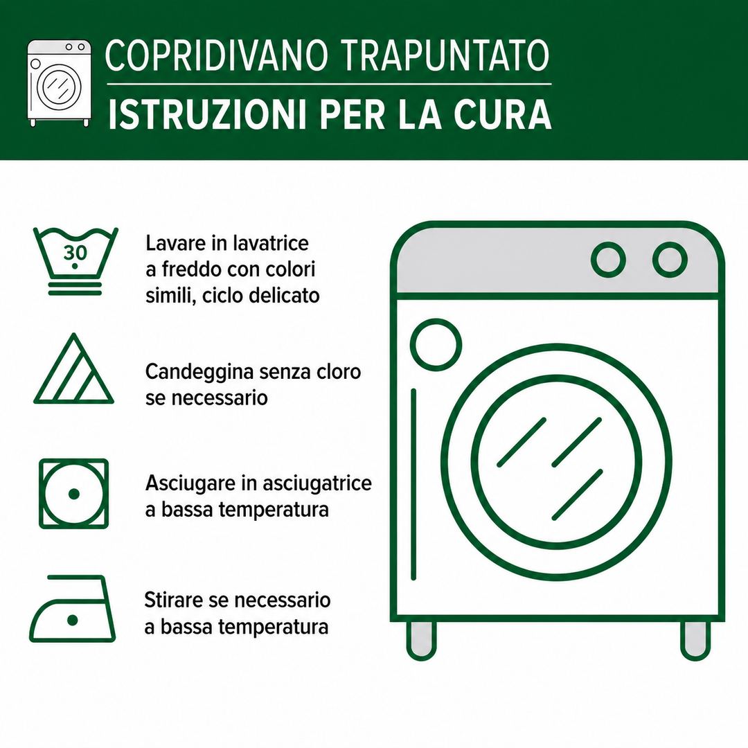 Copertura per Divano Trapuntata Rustic Haven NCU0DV9206
