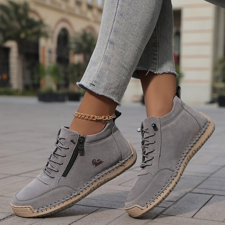 Mila | Scarpe comode con zip laterale