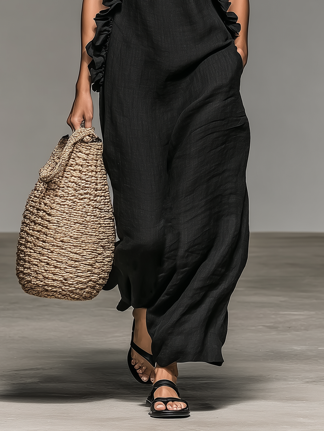 Gladys | Abito Lungo con Tasche