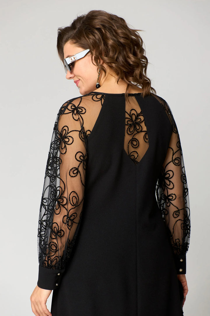 EDRIS | ABITO ELEGANTE CON MANICHE IN PIZZO