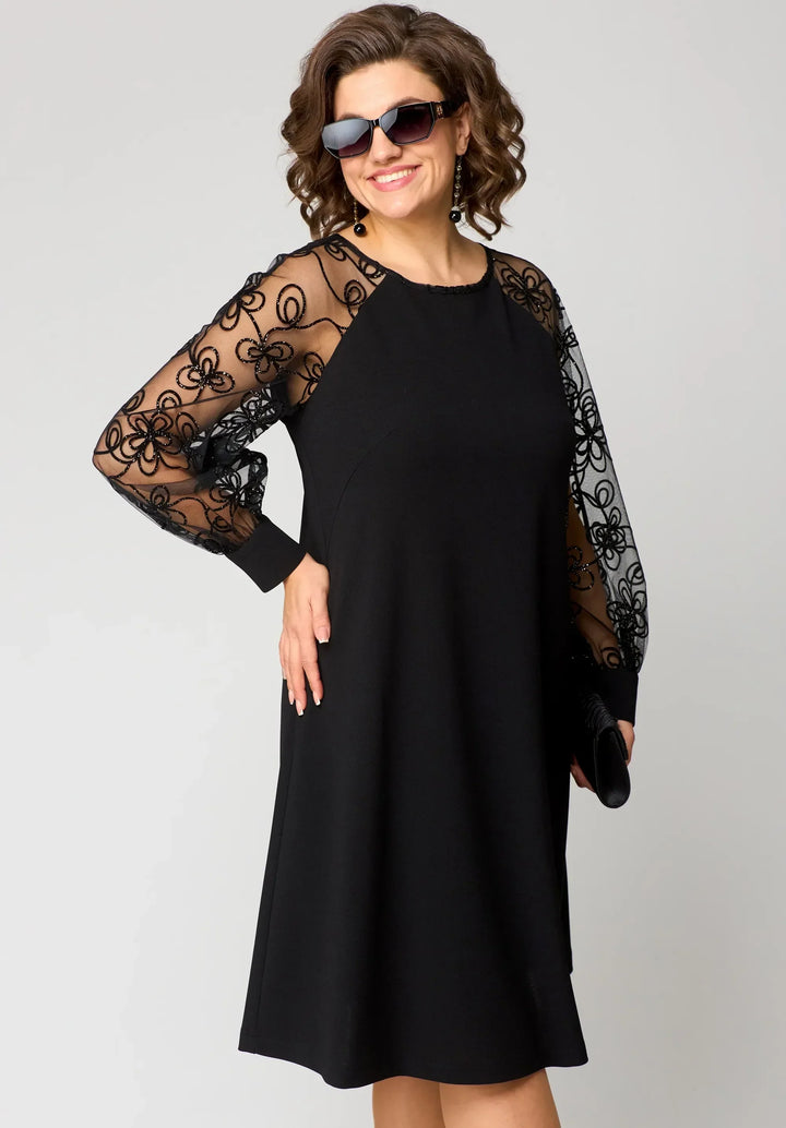 EDRIS | ABITO ELEGANTE CON MANICHE IN PIZZO