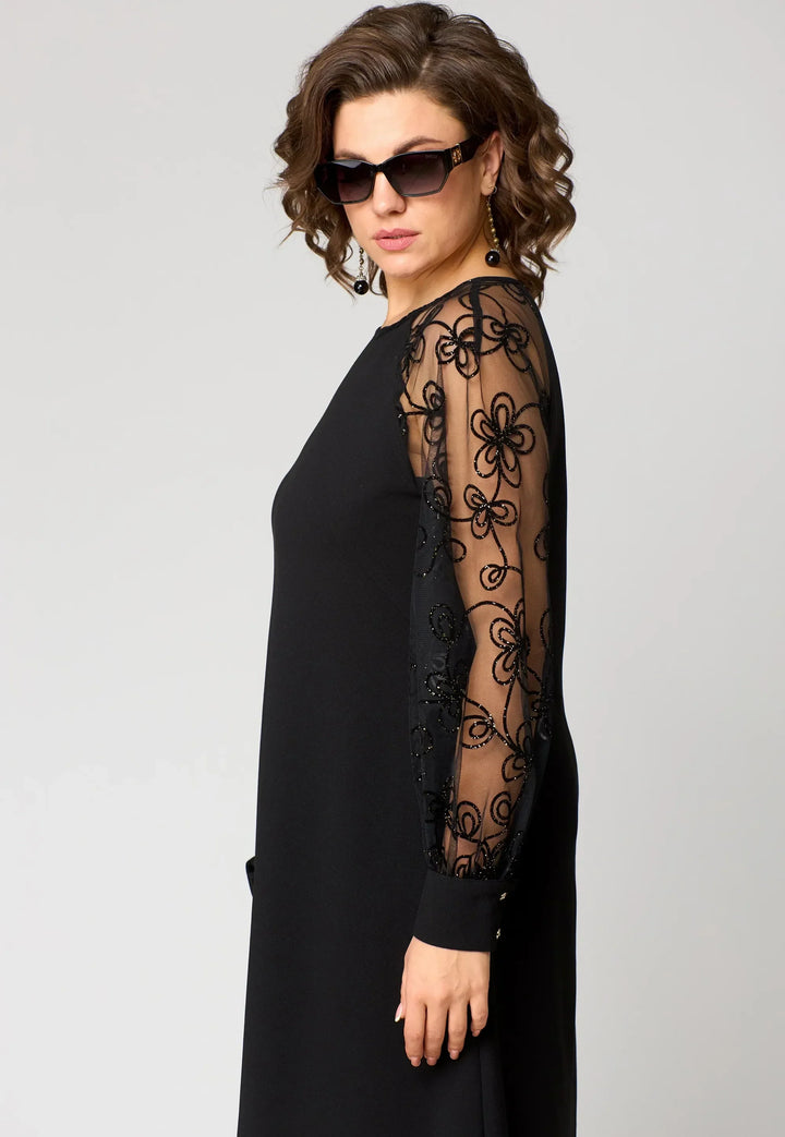 EDRIS | ABITO ELEGANTE CON MANICHE IN PIZZO