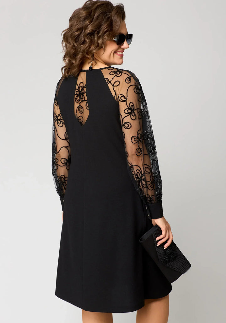 EDRIS | ABITO ELEGANTE CON MANICHE IN PIZZO