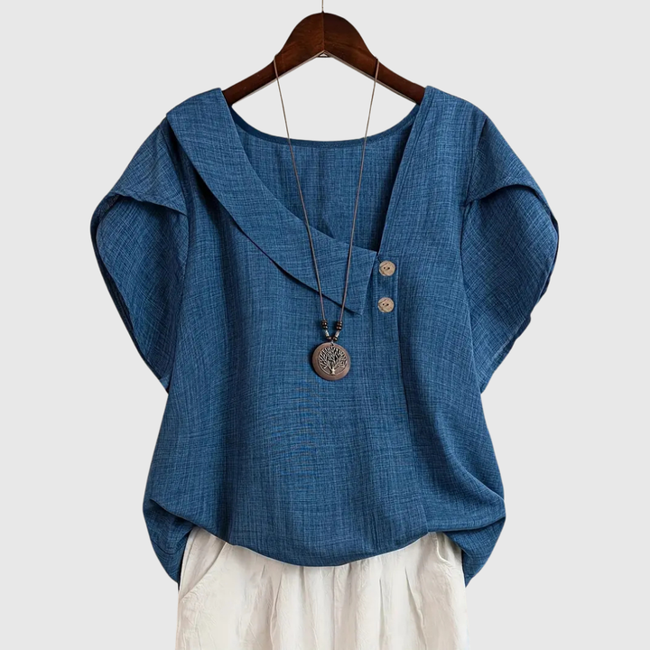 Marcelline - blusa con scollo asimmetrico, immagine 4