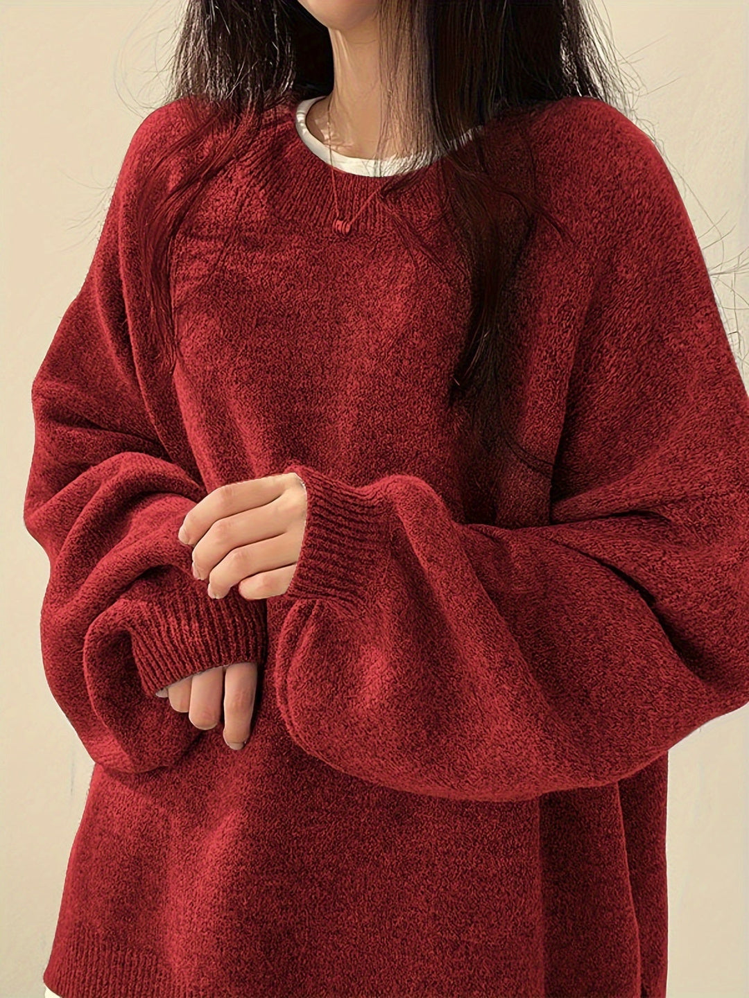 EVERLIGHT | MAGLIONE CASUAL CON SPACCHI LATERALI