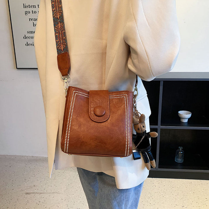 ETHEL | BORSA A SPALLA VINTAGE CON TRACOLLA REGOLABILE