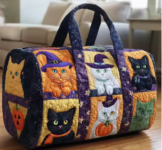 Borsa da viaggio morbida fatta a mano - Alessandra