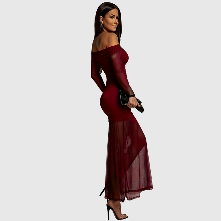 Evangeline | Abito da Sera con Spalle Scoperte
