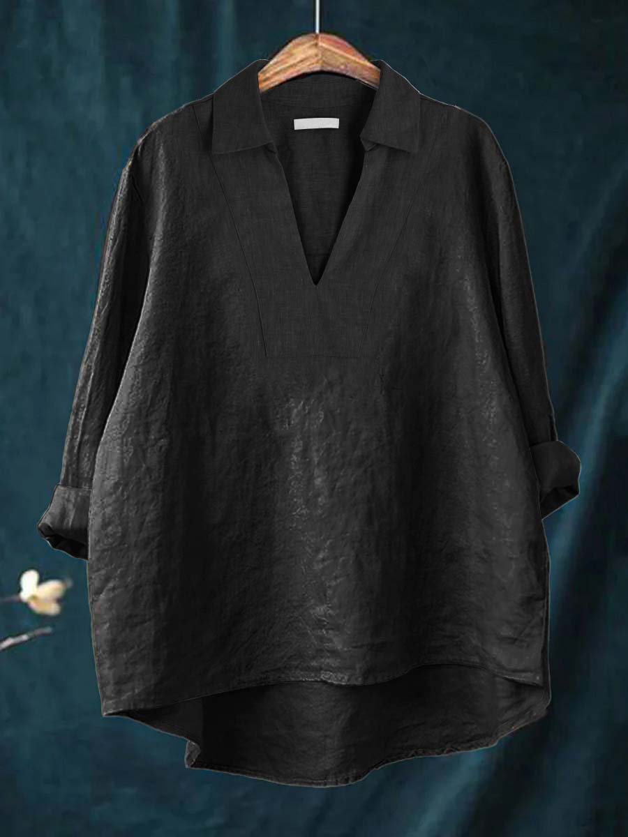 CELESTINE | BLUSA CON SCOLLO A V