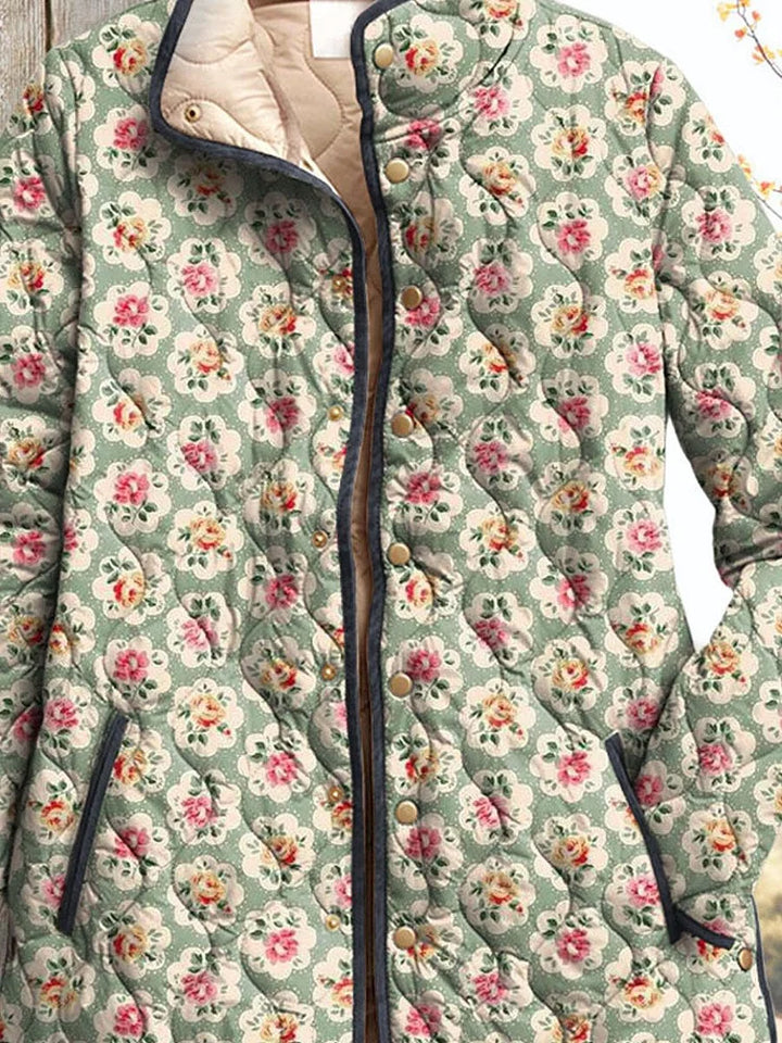Eleanor, giacca trapuntata dal gusto vintage da donna - vista alternativa - Maria Milano