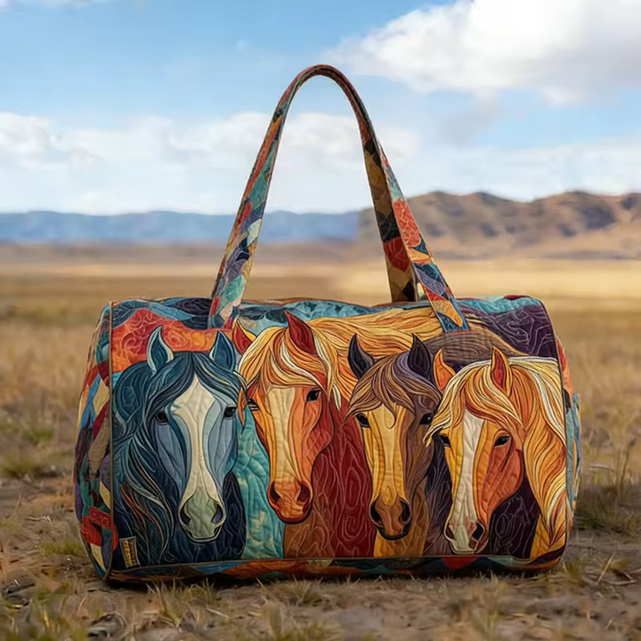 Borsa da viaggio morbida fatta a mano - Berenice