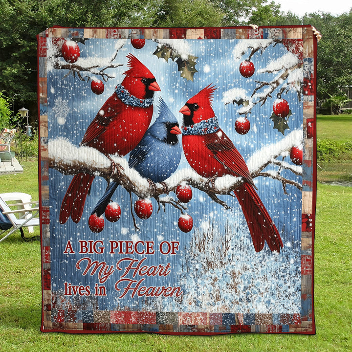 Un Grande Pezzo Del Mio Cuore Vive In Paradiso Art Quilt Hanging NCU0TL1051