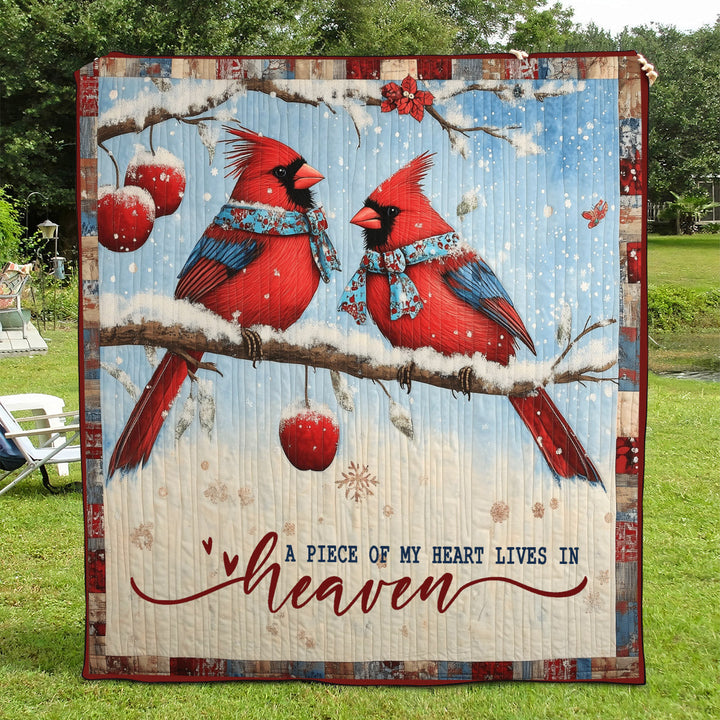 Un Pezzo Del Mio Cuore Vive In Paradiso Art Quilt Hanging NCU0TL1047