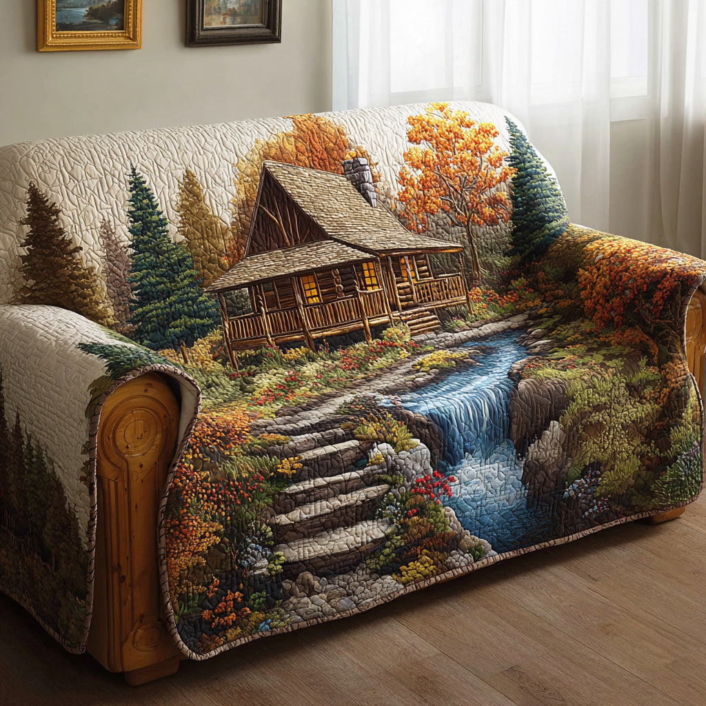 Copertura per Divano Trapuntata Amber Forest NCU0TD1798