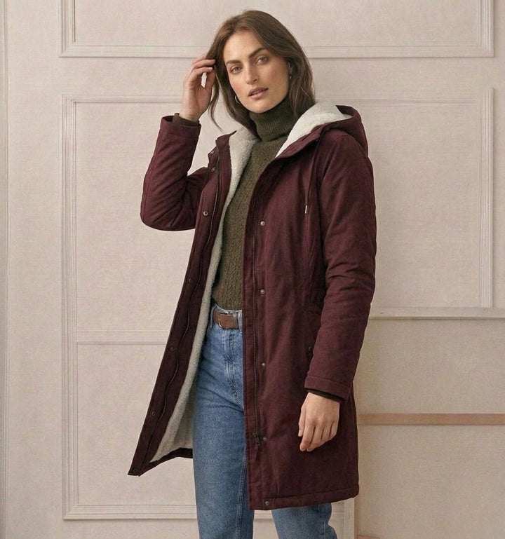 Cordelia - cappotto impermeabile con cappuccio da donna