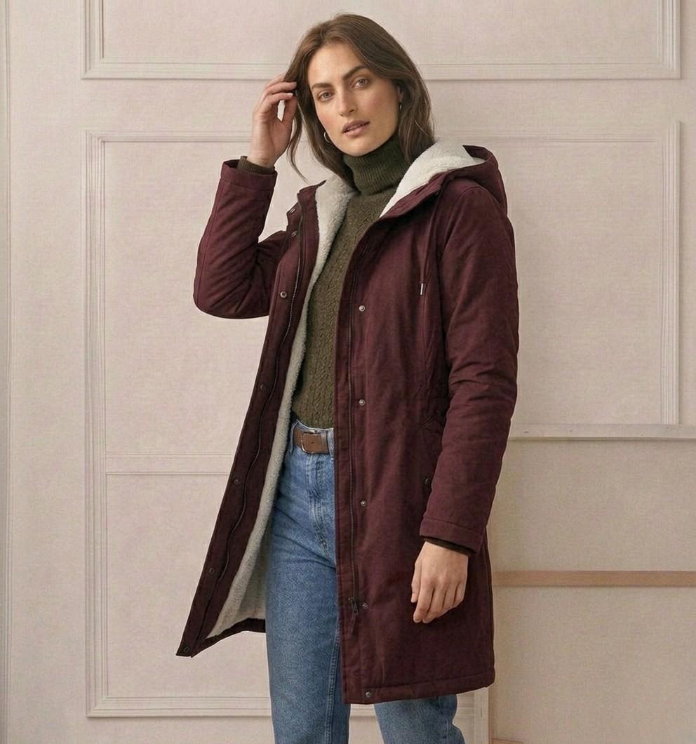 Beatrice - cappotto impermeabile con cappuccio da donna