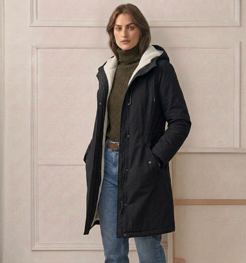 Cordelia - cappotto impermeabile con cappuccio da donna