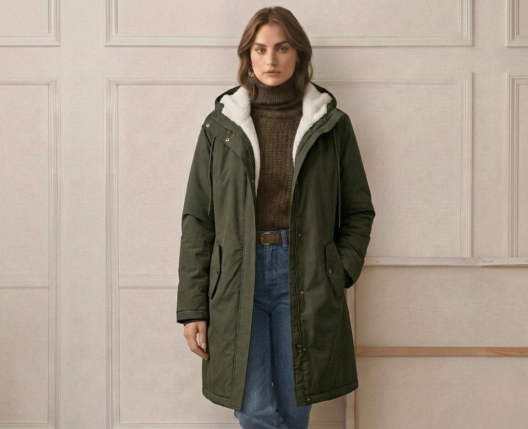 Cordelia - cappotto impermeabile con cappuccio da donna