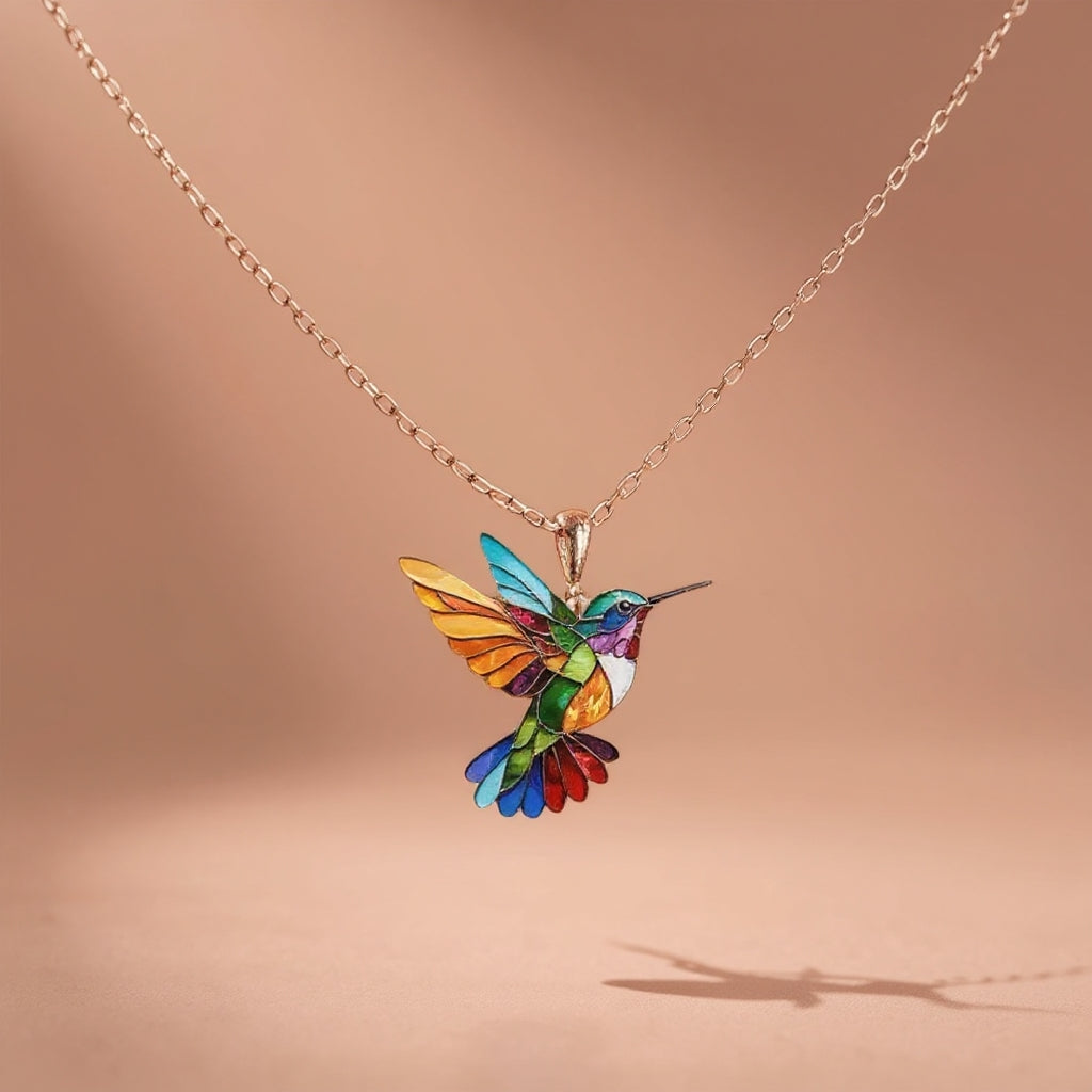 Rola - collana con colibrì