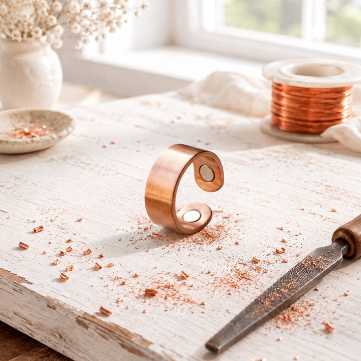 Anello in rame Ember