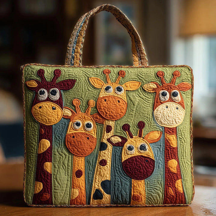 Borsa intrecciata - Giraffa