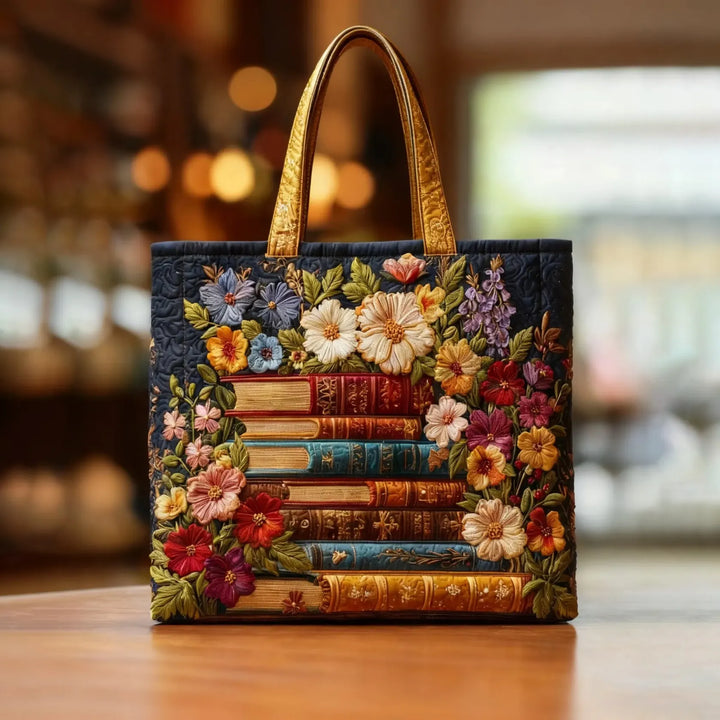 Sac Artisanal - Stampa Floreale e Libri