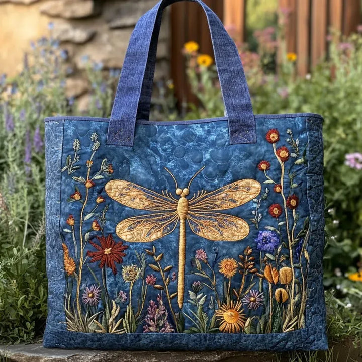 Borsa Intrecciata - Libellula Dorata