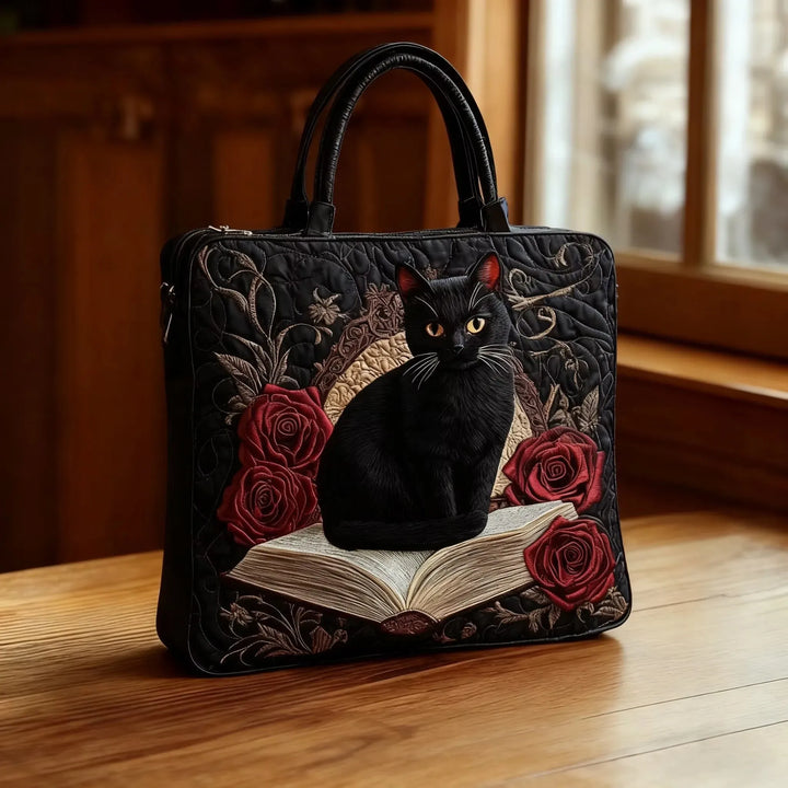 Sako Artigianale Matelassé - Gatto nero sui libri