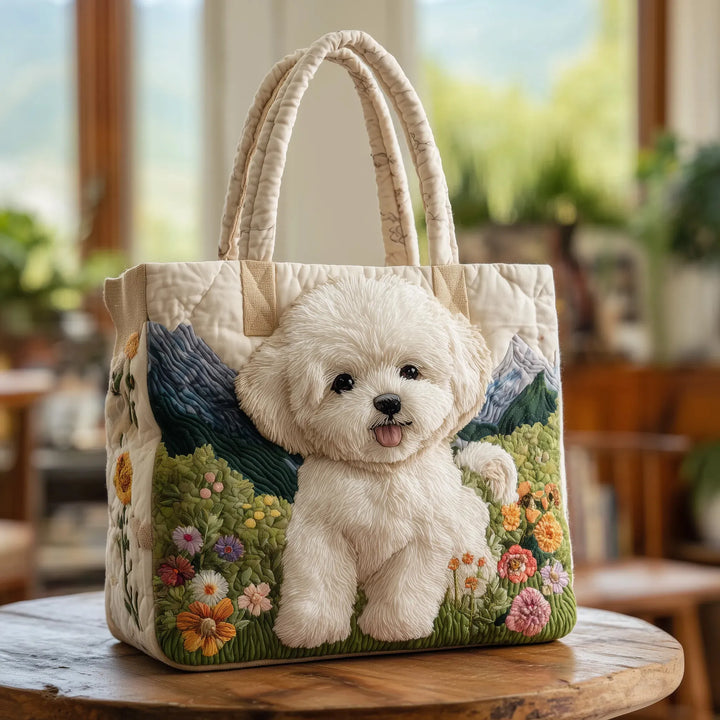 Borsa Artigianale Matelassé - Cane Magico
