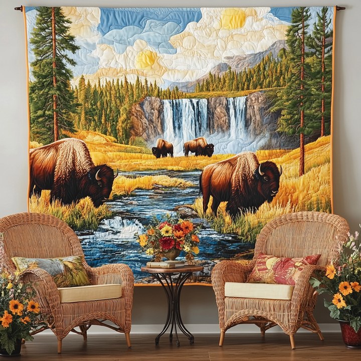 Arazzo Artistico Bisonte NCU0TL995