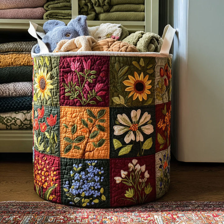Cesto per la biancheria Quilted Blossom Glow NCU0PTT1291