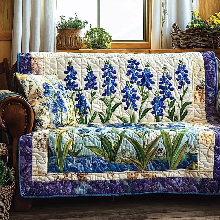 Copertura per Divano Trapuntata Bluebonnet Bloom NCU0NT10796