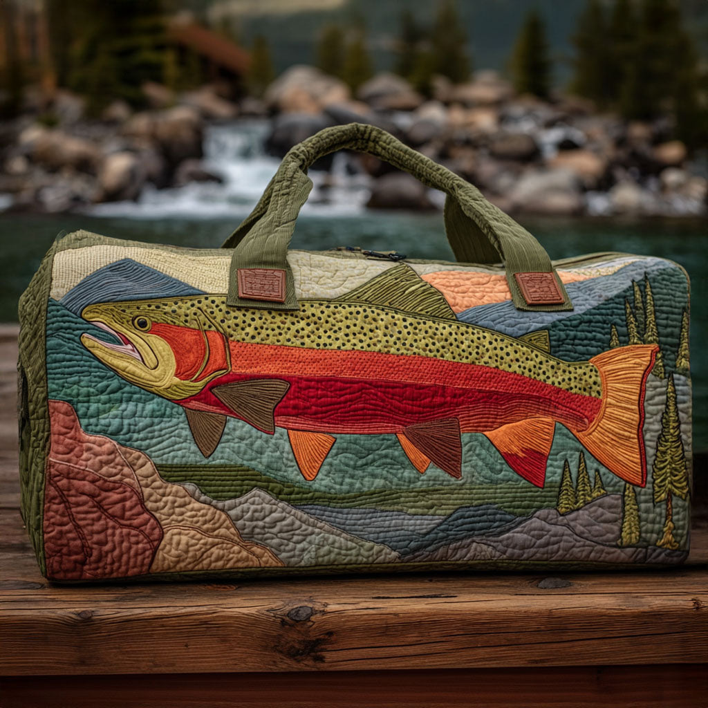 Borsa da viaggio trapuntata per la pesca NCU0VT259